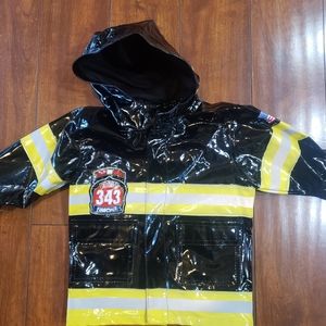 Western Chief Jackets | Fire Rescue Rain Coat w/ Light Up Firetruck 2T